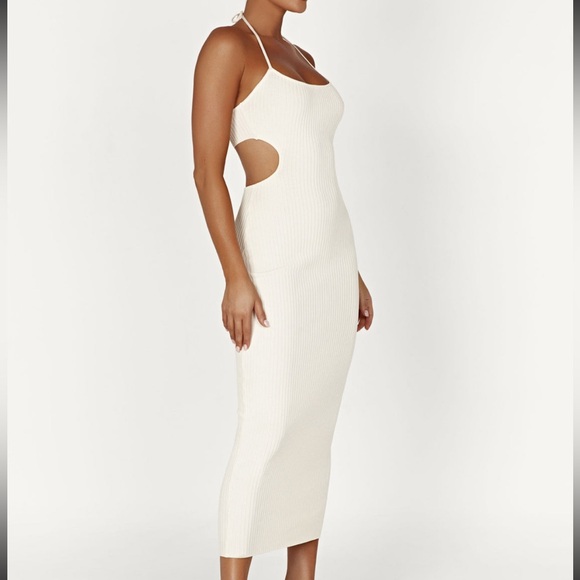 Morgan Halter Knit Midi Dress - Picture 4 of 10